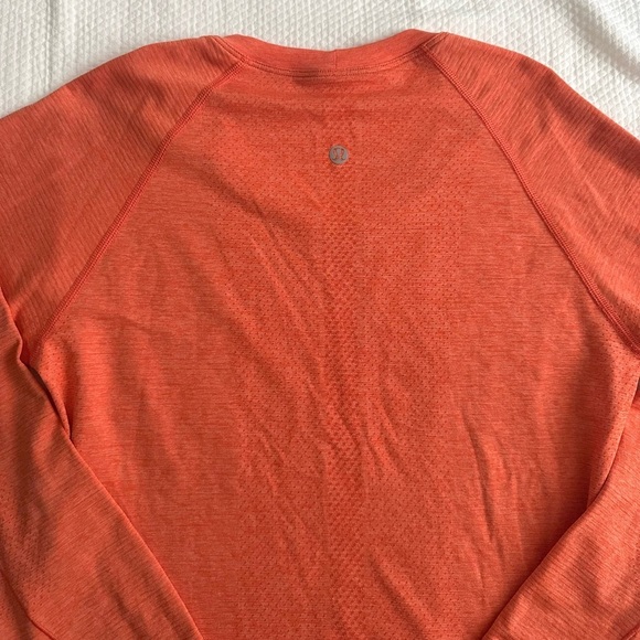 Lululemon Swiftly Tech Long-Sleeve Shirt 2.0 *Race Length - 
Solar Orange SZ 8 - Picture 7 of 8